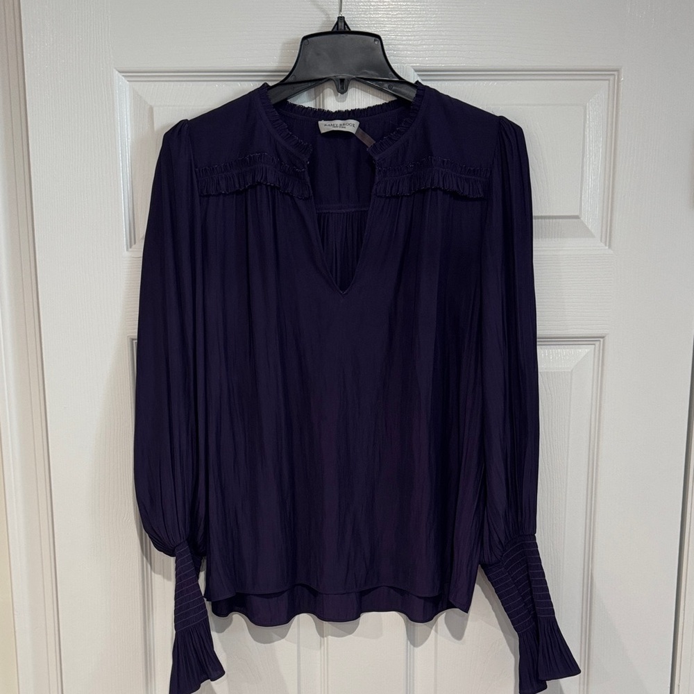 Ramy Brook Deep Purple Blouse